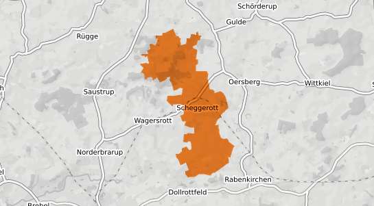 Mietspiegelkarte Scheggerott