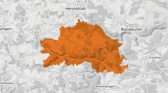 Mietspiegelkarte Schelklingen