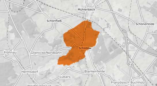 Mietspiegelkarte Schildow