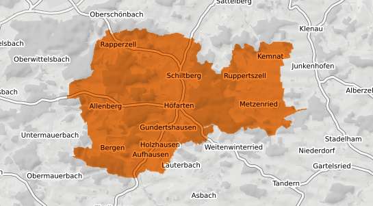 Mietspiegelkarte Schiltberg