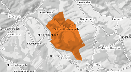 Mietspiegelkarte Schmidthachenbach