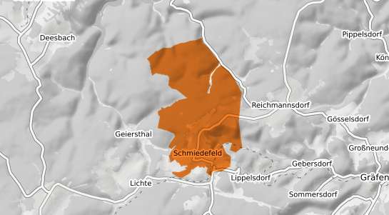 Mietspiegelkarte Schmiedefeld b. Neuhaus a. Rennweg