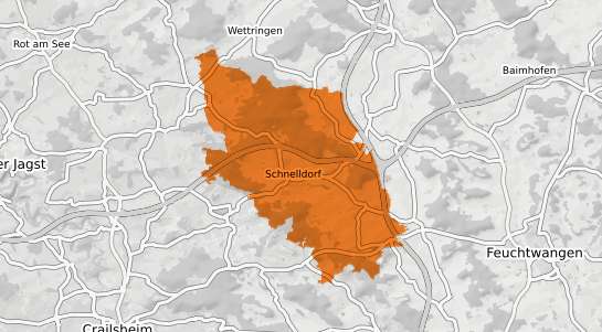 Mietspiegelkarte Schnelldorf Mittelfranken