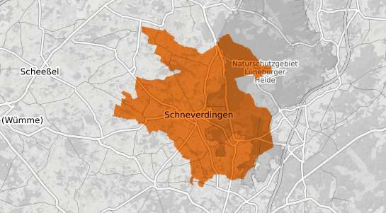 Mietspiegelkarte Schneverdingen