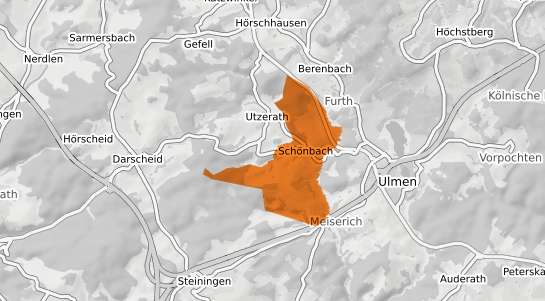 Mietspiegelkarte Schoenbach Kr. Daun