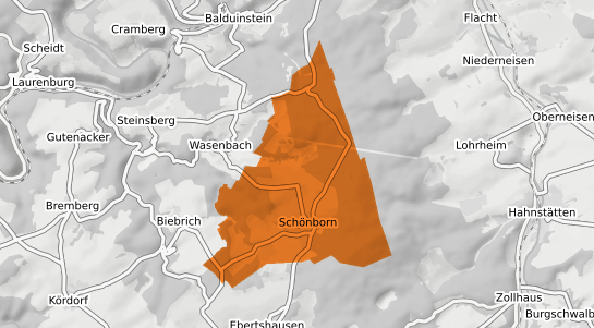 Mietspiegelkarte Schoenborn Pfalz