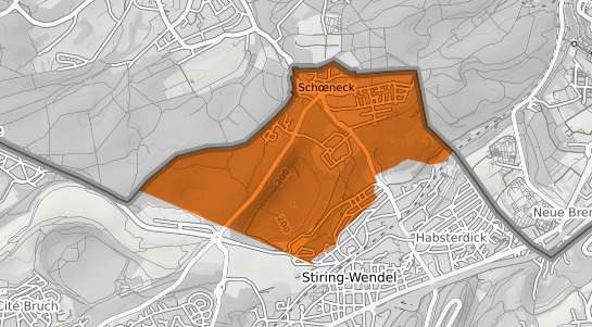 Mietspiegelkarte Sch&ouml;neck Vogtl. Hessen