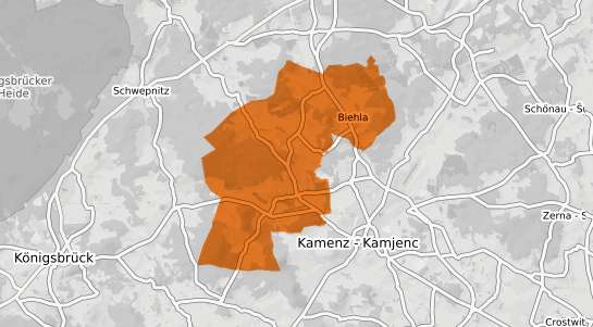 Mietspiegelkarte Sch&ouml;nteichen