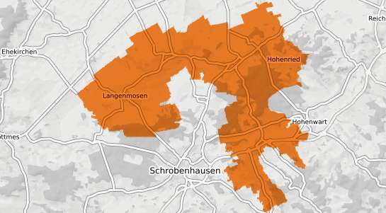 Mietspiegelkarte Schrobenhausen