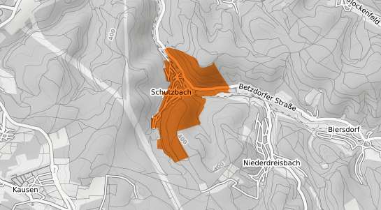 Mietspiegelkarte Schutzbach