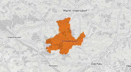Mietspiegelkarte Schwabhausen (Th&uuml;ringen) b. Dachau