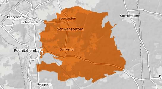 Mietspiegelkarte Schwanstetten