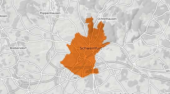 Mietspiegelkarte Schweinfurt