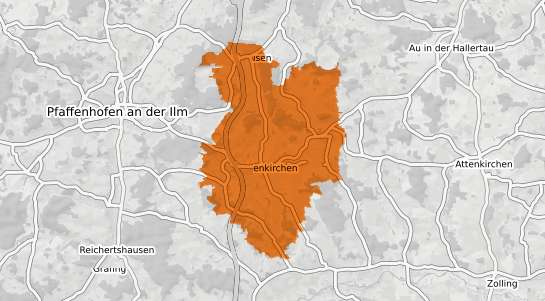 Mietspiegelkarte Schweitenkirchen