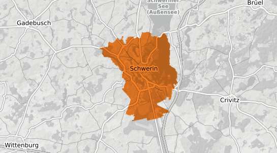 Mietspiegelkarte Schwerin Mecklenburg