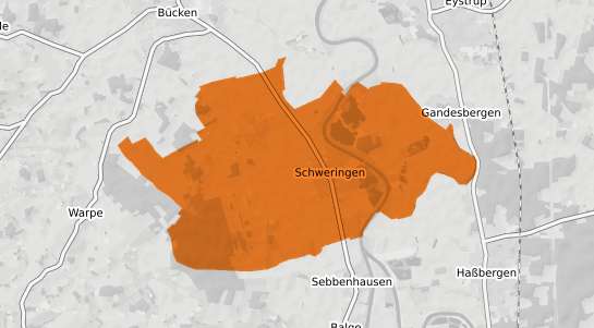 Mietspiegelkarte Schweringen Ziegelei
