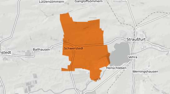 Mietspiegelkarte Schwerstedt b. Weimar, Thueringen