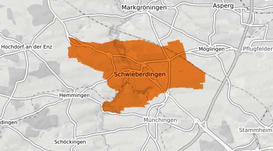 Mietspiegelkarte Schwieberdingen