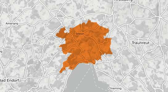 Mietspiegelkarte Seeon Chiemgau
