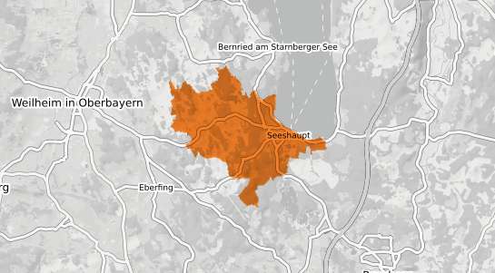 Mietspiegelkarte Seeshaupt