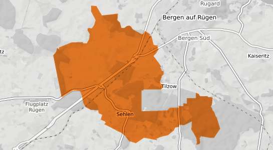Mietspiegelkarte Sehlen Ruegen
