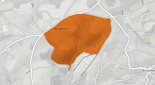Mietspiegelkarte Sengerich