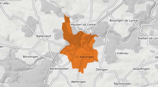 Mietspiegelkarte Setzingen