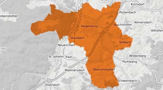 Mietspiegelkarte Siegenburg