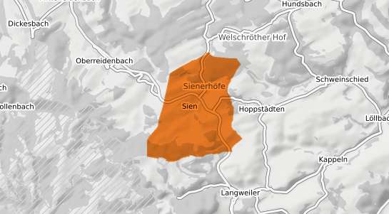 Mietspiegelkarte Sien