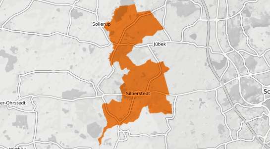 Mietspiegelkarte Silberstedt