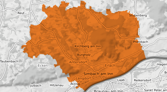 Mietspiegelkarte Simbach Niederbayern