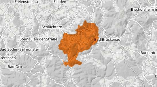 Mietspiegelkarte Sinntal