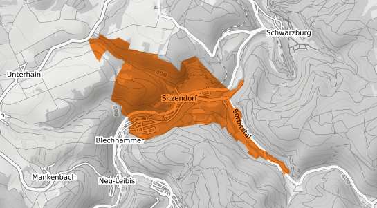 Mietspiegelkarte Sitzendorf