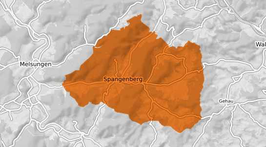 Mietspiegelkarte Spangenberg Hessen