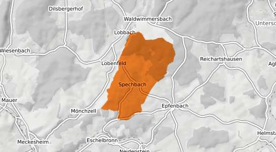 Mietspiegelkarte Spechbach