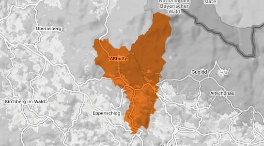 Mietspiegelkarte Spiegelau