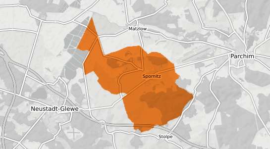 Mietspiegelkarte Spornitz