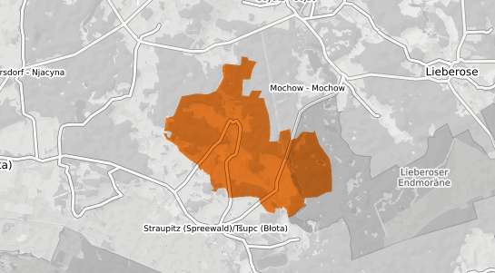 Mietspiegelkarte Spreewaldheide