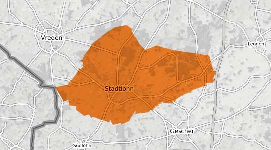 Mietspiegelkarte Stadtlohn