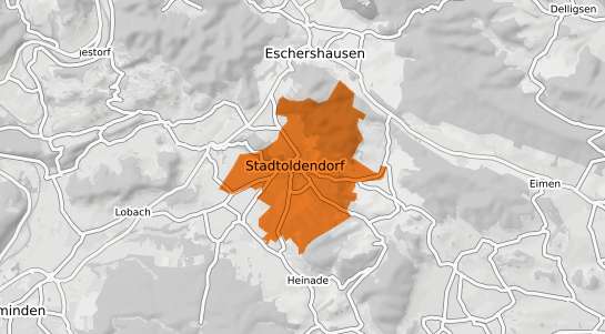 Mietspiegelkarte Stadtoldendorf