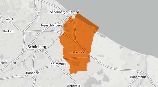 Mietspiegelkarte Stakendorf