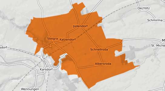 Mietspiegelkarte Steigra