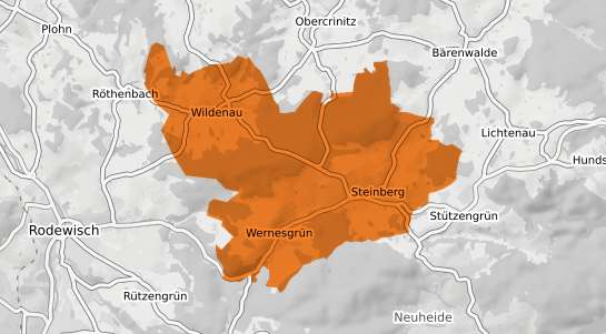 Mietspiegelkarte Steinberg b. Flensburg