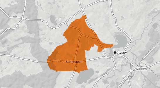 Mietspiegelkarte Steinhagen b. Buetzow