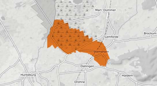 Mietspiegelkarte Stemshorn