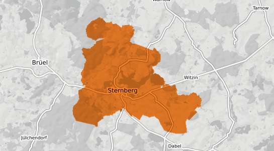 Mietspiegelkarte Sternberg Mecklenburg