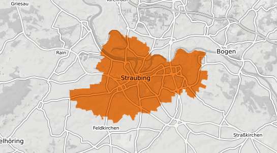 Mietspiegelkarte Straubing