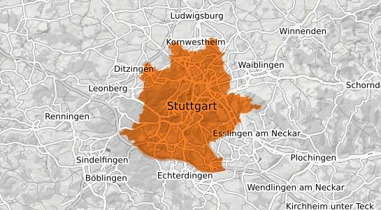 Mietspiegelkarte Stuttgart
