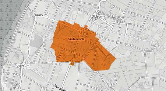 Mietspiegelkarte Suederende auf Foehr