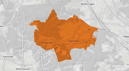 Mietspiegelkarte S&uuml;plingen